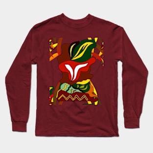 The Spring. Naive Abstract Artwork Long Sleeve T-Shirt